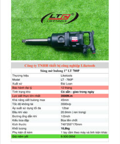 Súng bắn ốc khí nén LT - 780P Máy vặn ốc khí nén lực mạnh