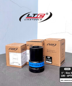 ĐẦU KHẨU TUÝP LTC LIKETOOLS  1'' - SIZE 32 - L80 - 6PTM ( SERI 10800032F6PTM )