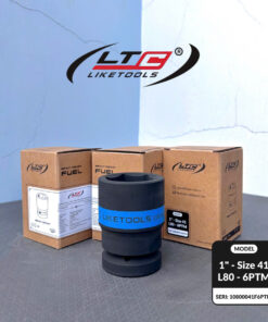 ĐẦU KHẨU TUÝP LTC LIKETOOLS  1'' - SIZE 41 - L80 - 6PTM ( SERI 10800041F6PTM )