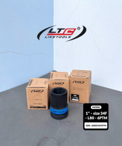 ĐẦU KHẨU TUÝP LTC LIKETOOLS  1'' - SIZE 34 - L80 - 6PTM ( SERI 1080034F6PTM )