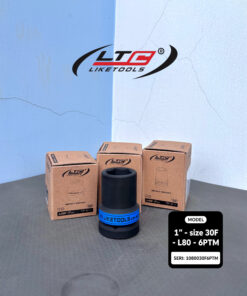 ĐẦU KHẨU TUÝP LTC LIKETOOLS  1'' - SIZE 30 - L80 - 6PTM ( SERI 1080030F6PTM )