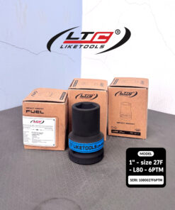 ĐẦU KHẨU TUÝP LTC LIKETOOLS  1'' - SIZE 27 - L80 - 6PTM ( SERI 1080027F6PTM )